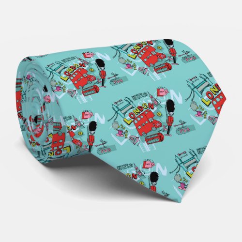 London  England Neck Tie