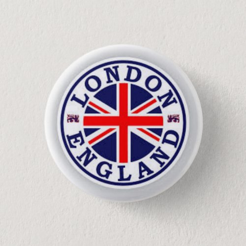 LONDON ENGLAND PIN BADGE UNION JACK