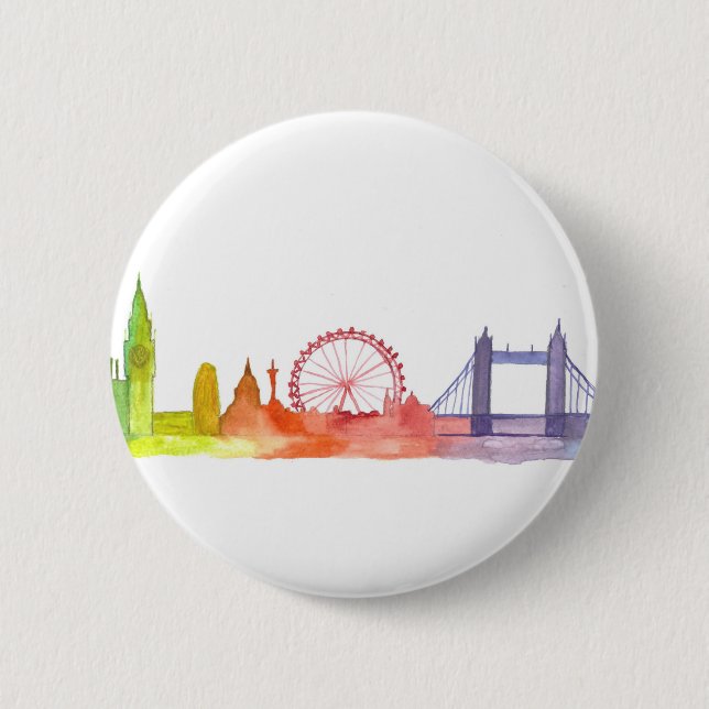 London England Pinback Button (Front)