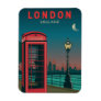 London England Retro Travel Art Vintage  Magnet