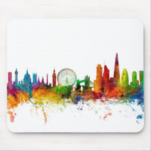 London England Skyline Mouse Pad