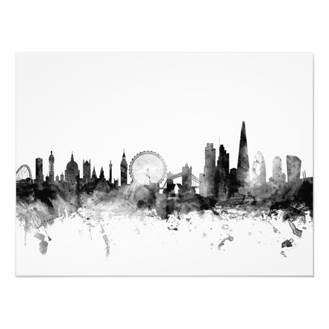London England Skyline Photo Print (Front)