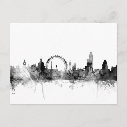 London England Skyline Postcard