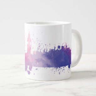 London England Skyline Splash Giant Coffee Mug