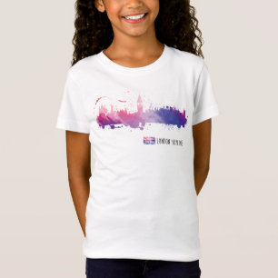 London England Skyline Splash T-Shirt