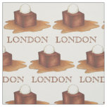 London England Sticky Toffee Pudding UK Foodie Fabric