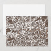 London England Street Map Art (Front/Back)