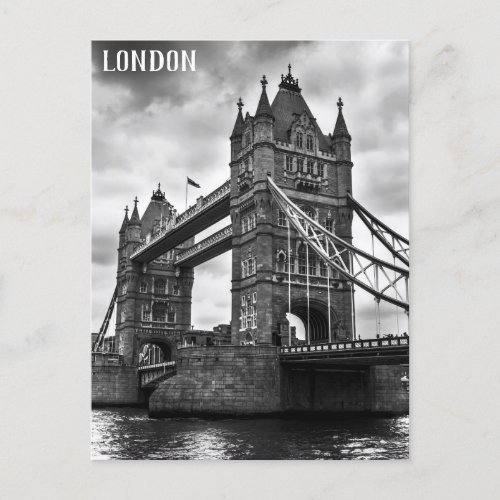 London England Tower Bridge Travel Photo Postcard