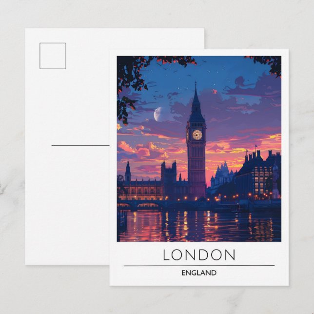  London England Travel  Postcard (Front/Back)