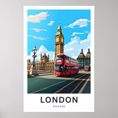 London England Travel Print