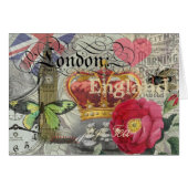 London England Travel Vintage Europe Art (Front Horizontal)