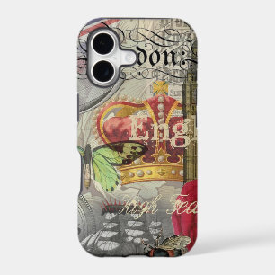 London England Travel Vintage Europe Art iPhone 17 Case