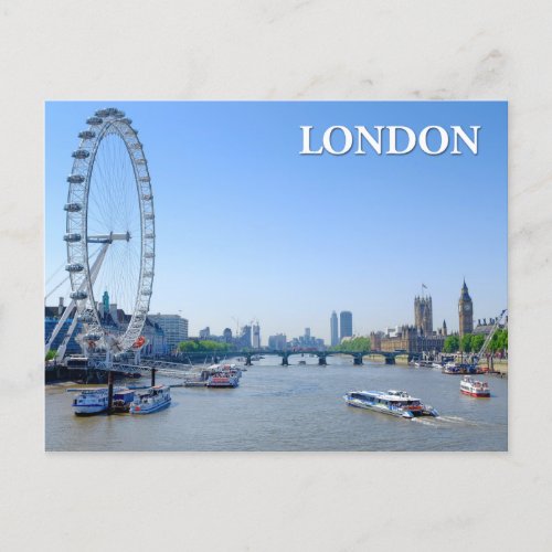 London England UK Houses of Parliament Postcard