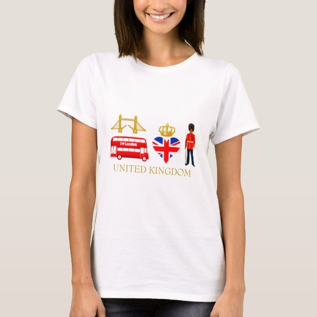 London, England, United Kingdom Souvenir T-Shirt (Front)