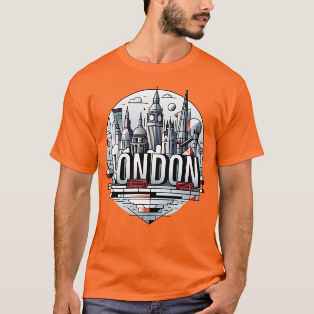 London England United Kingdom T-Shirt (Front)