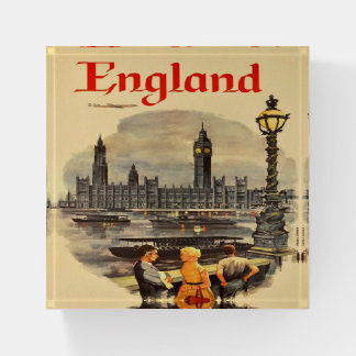 London England Vintage Style Big Ben  Paperweight
