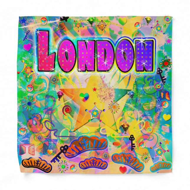 London Epoch Hour Bandana (Front)