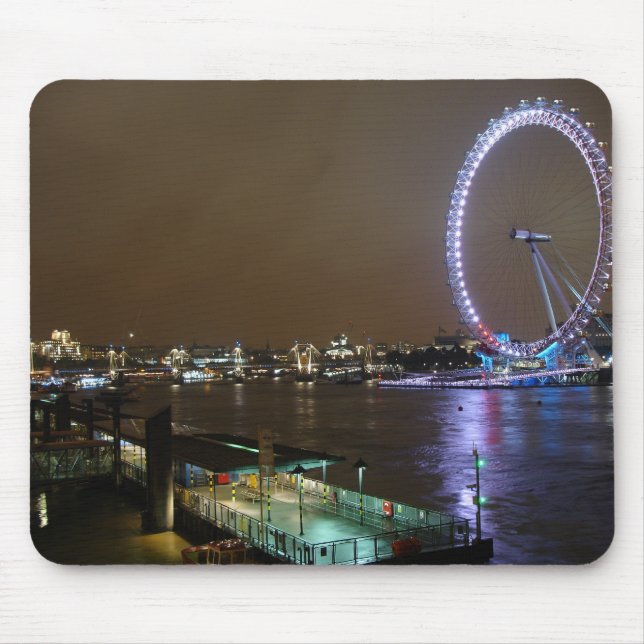 London Eye and Thames Mouse Pad (Front)