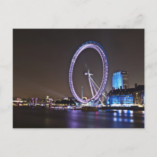 London Eye at Night Postcard