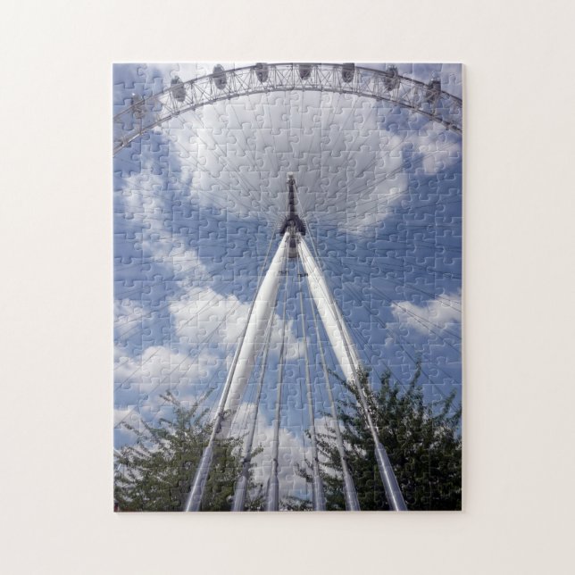 london eye clouds jigsaw puzzle (Vertical)