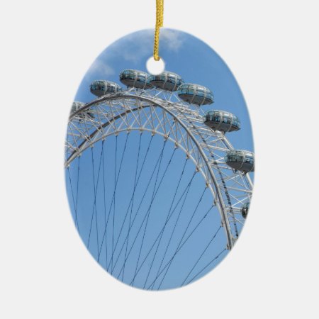 London Eye Ferris Wheel Ceramic Ornament