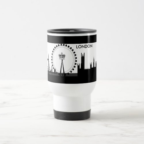 London Eye Ferris Wheel England London Skyline Mug