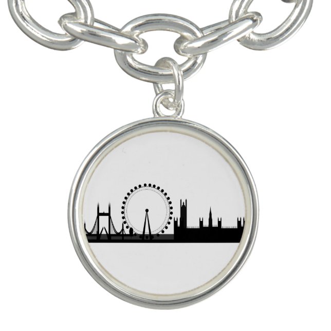 London Eye Ferris Wheel London Charm Bracelet (Design)