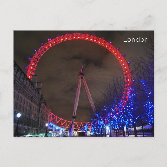 London Eye Holiday Postcard (Front)