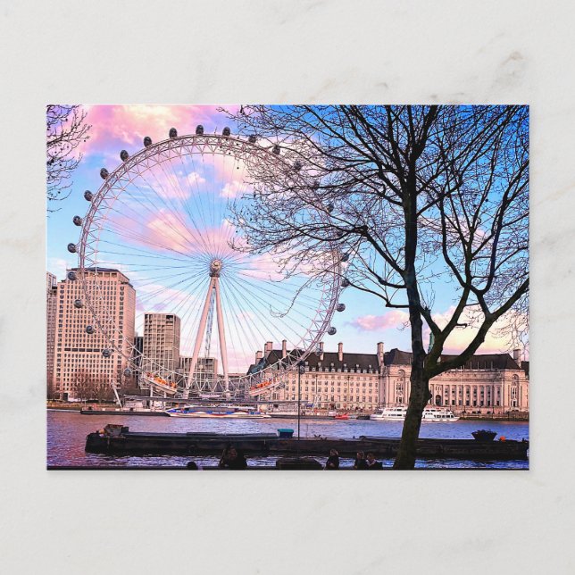 London Eye Observation Wheel #2 Postcard (Front)