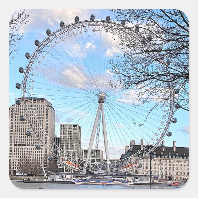 London Eye Observation Wheel #2 Stickers (Front)