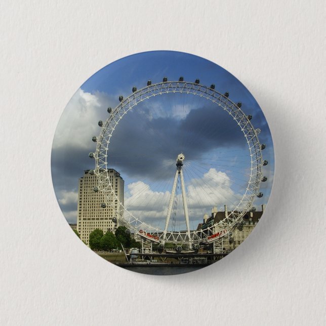 London Eye Pinback Button (Front)