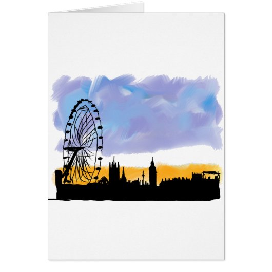 London Eye Skyline Art, Gifts you can customizees (Front)