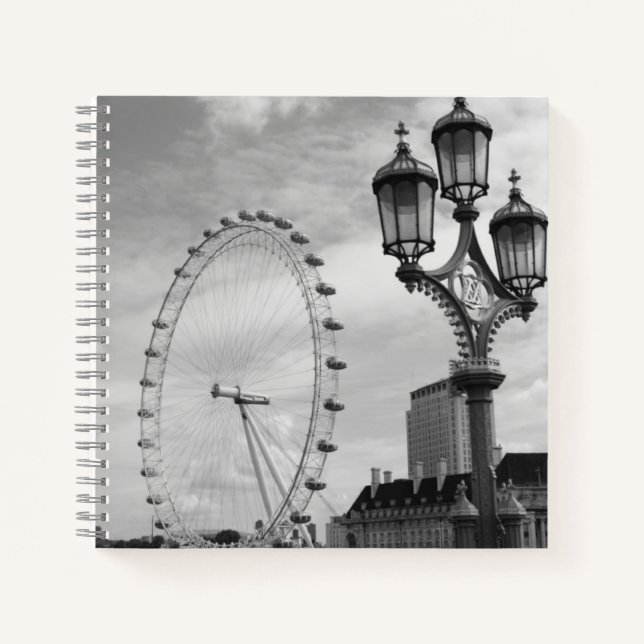London Eye Spiral Notebook (Front)