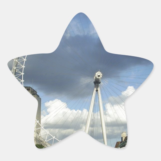London Eye Star Sticker (Front)