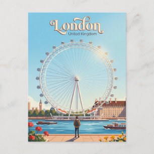 London Eye United Kingdom Postcard