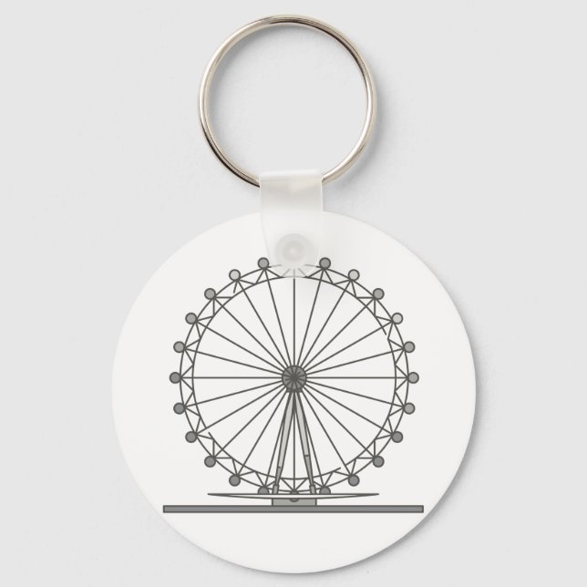 london eye World Landmark Keychain (Front)