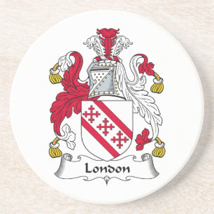London Family Crest Coaster
