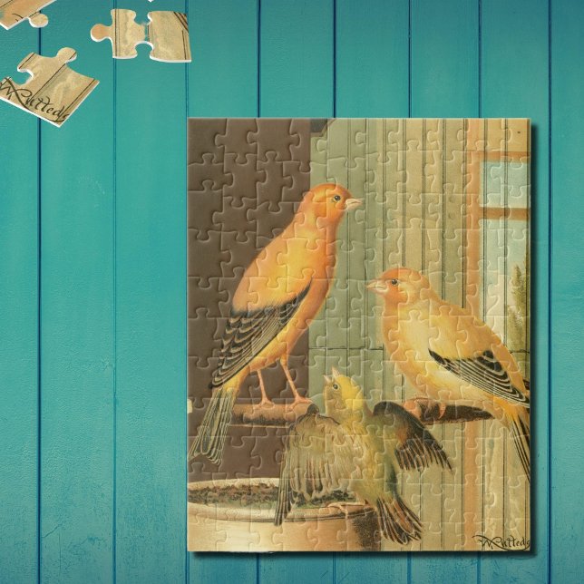 London Fancy Canaries Jigsaw Puzzle (Creator Uploaded)
