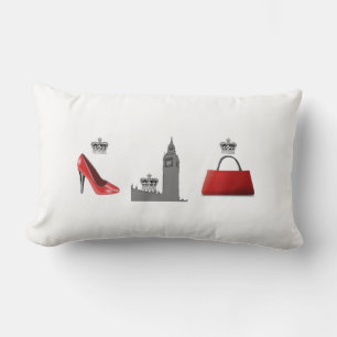 London Fashion Big Ben Pillow