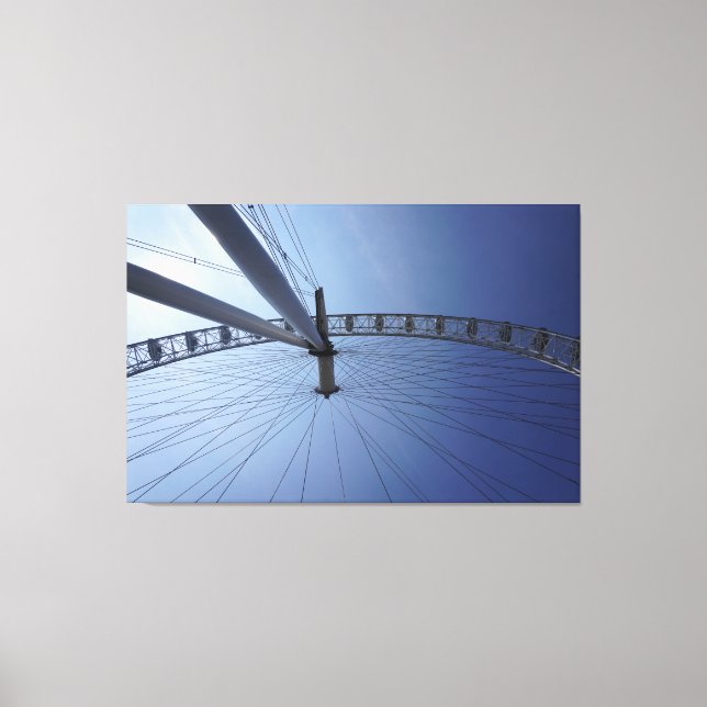 London Ferris Wheel Canvas Print (Front)