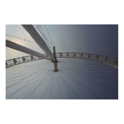 London Ferris Wheel Wood Wall Art