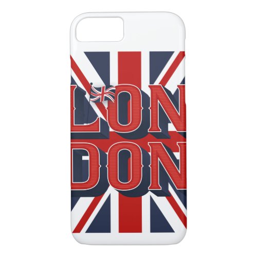 London Flag Phone Case  White