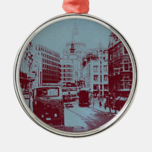 London Fleet Street Metal Ornament