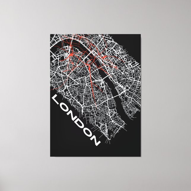 London Gallery Art Canvas Print (Front)