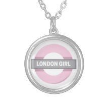 London Girl Underground Tube Sign