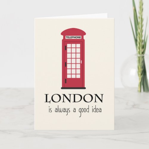 London Greeting card