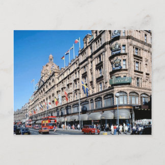 London, Harrods in Knightsbridge Postcard