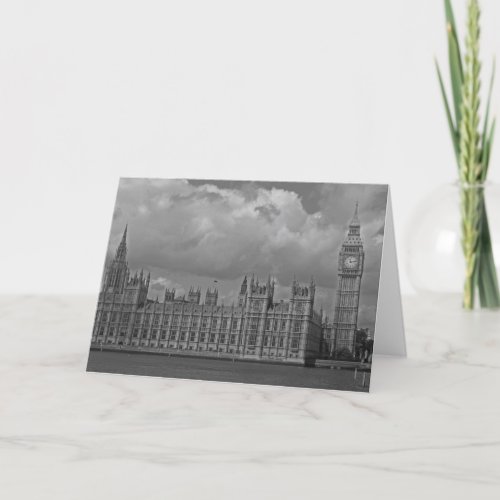 London Houses of Parliament  Big Ben Card