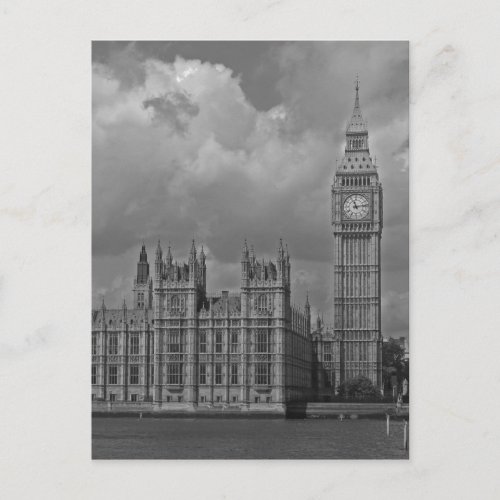 London Houses of Parliament  Big Ben Vertical Postcard
