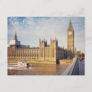 London - Houses of Parliament Holiday Postcard